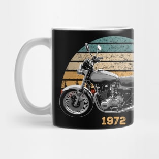 1972 Kawasaki Z1 Vintage Motorcycle Design Mug